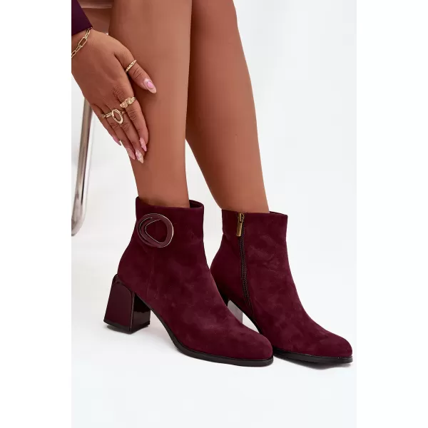  Női bokacsizma ARTIKER 57C0016 BORDO 