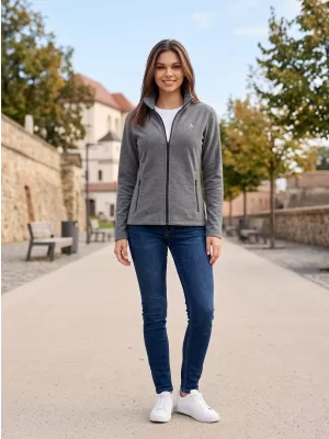 Női polár pulóver ALTISPORT ALW002852 FEKETE KIEMELÉS