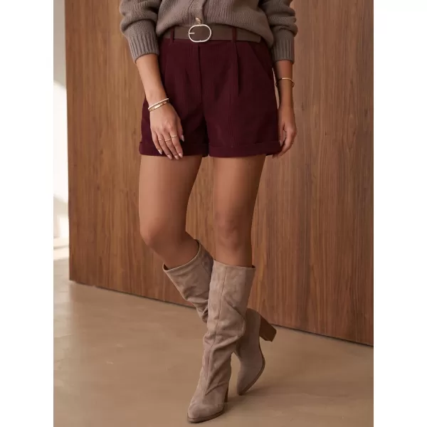  Női rövidnadrág DSTREET SY0607 BURGUNDIA 