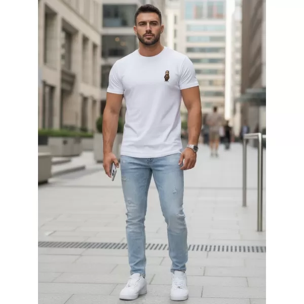  Férfi póló DSTREET NX5101R-WH FEHÉR 