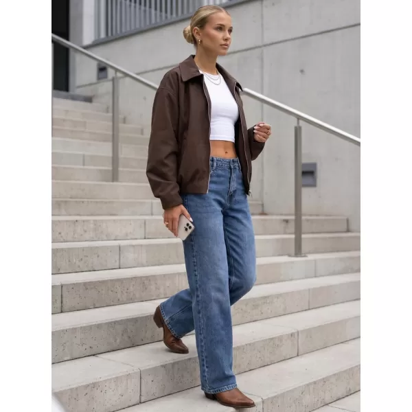  Női kabát DSTREET TY5957 BARNA 