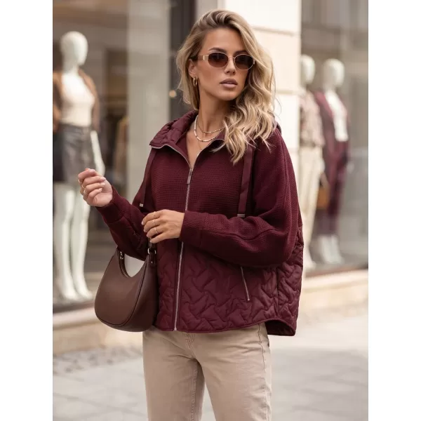  Női kabát DSTREET TY5916 BURGUNDIA 