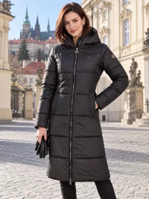 Női télikabát ALTISPORT IMELDA FEKETE