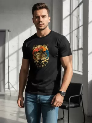 Férfi póló DSTREET NX052R FEKETE