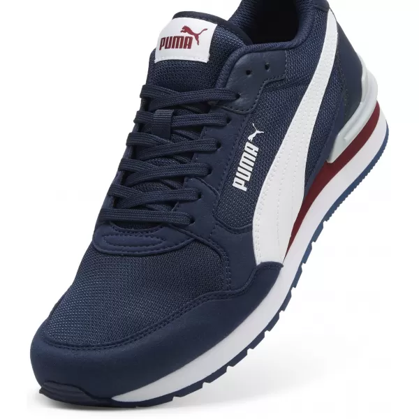  Csizma PUMA ST RUNNER V4 MESH 39966602 CLUB NAVY/ CLUB NAVY/PUMA WHITE/TEAM REGAL RED/PLATINA SZÜRKE 