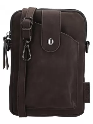 Kézitáska BEAGLES Lourenza 24998 Dark brown SÖTÉTBARNA