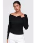 Női blúz OMBRE OW-TS-E0088 FEKETE