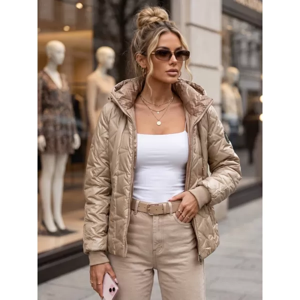  Női kabát DSTREET TY5780 KARAMELLA 