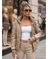 Női kabát DSTREET TY5780 KARAMELLA