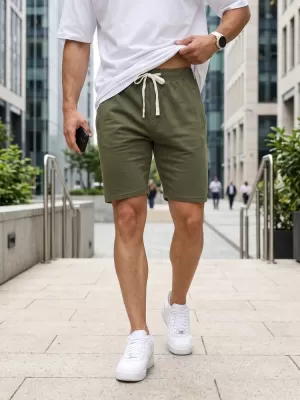 Férfi rövidnadrág DSTREET SX2627 KHAKI