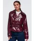 Női kabát OMBRE OW-JAFL-0144 BURGUNDIA