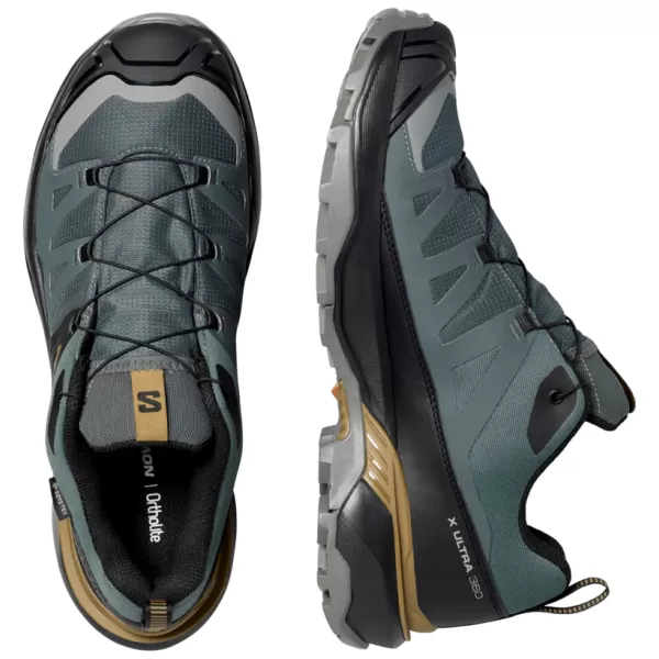  Férfi cipők SALOMON X ULTRA 360 GORE-TEX L49101700 VÁROSI ELEGÁNS/FEKETE/RAGYOGÓ OLÍVA 