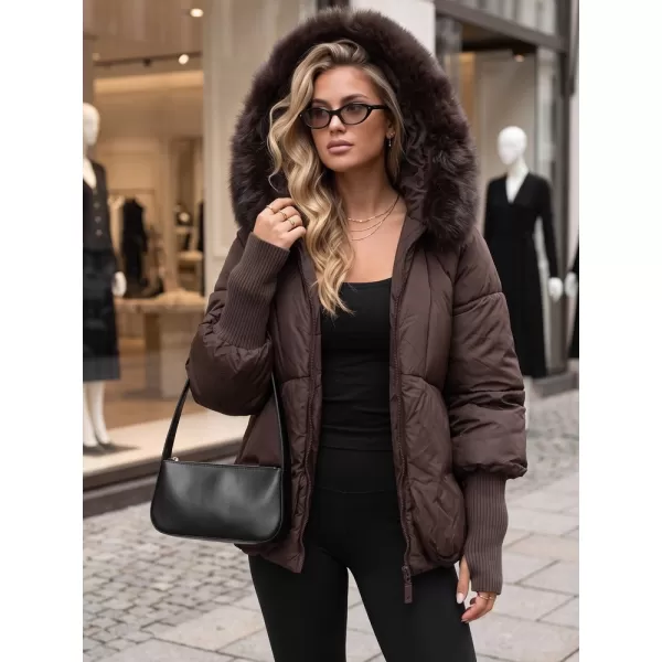  Női kabát DSTREET TY5993 BARNA 