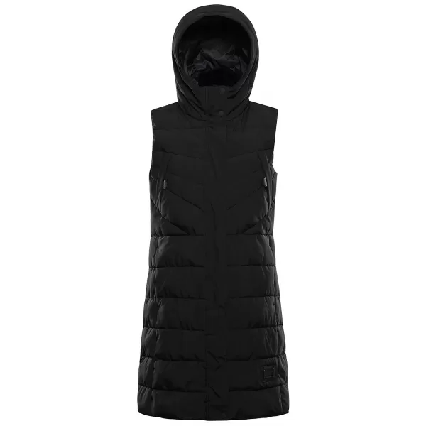  Női meleg mellény ALPINE PRO HERDA 3 FEKETE 