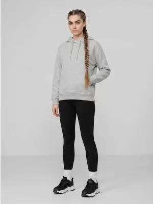 Női leggings 4F WMM00TTIGF296 MÉLYFEKETE