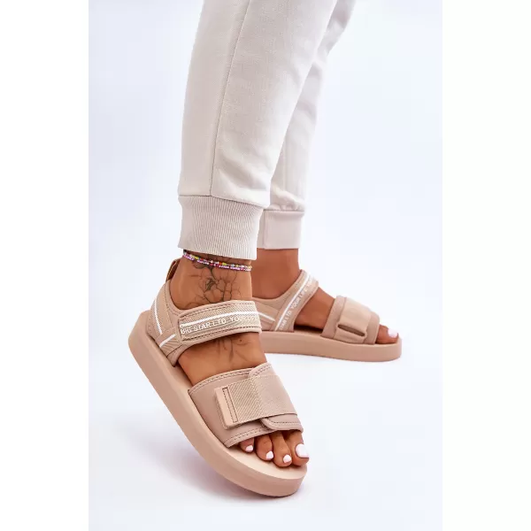  Női szandál BIG STAR SHOES LL274787 BÉZS 