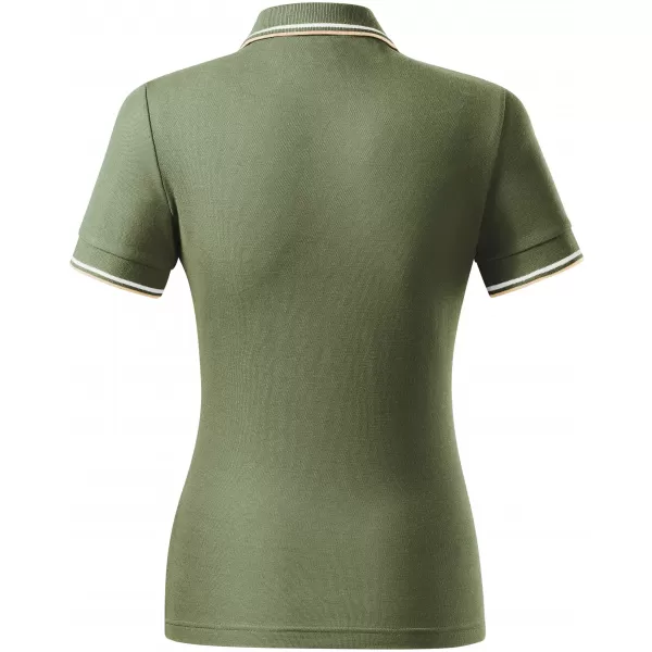  Női póló gallérral MALFINI FOCUS 233 KHAKI 