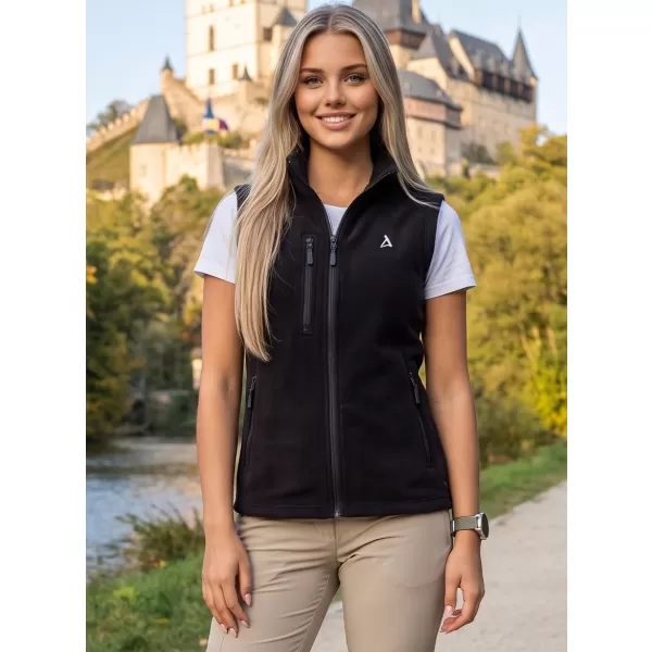  Női gyapjú mellény ALTISPORT ALW002525 FEKETE 