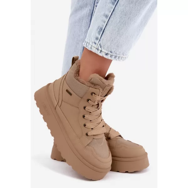 Női hóemberek BIG STAR SHOES UU274166 BÉZS 