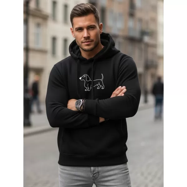 Férfi pulóver DSTREET NX0221B-BK FEKETE 