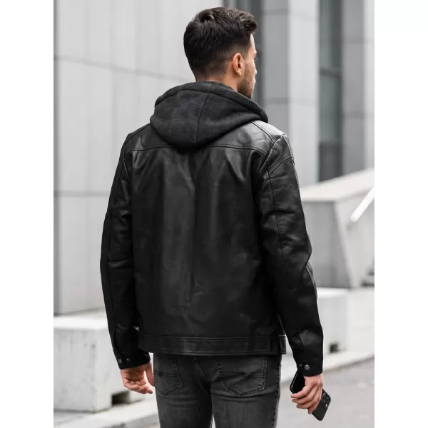  Férfi dzseki DSTREET TX5149 FEKETE 