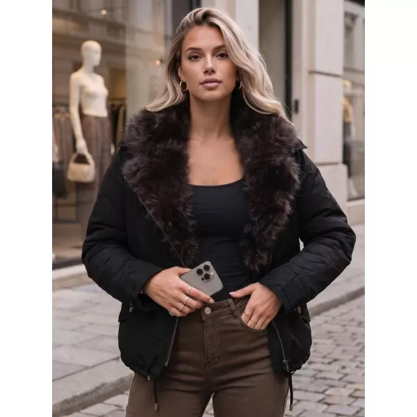  Női kabát DSTREET TY6072 FEKETE 