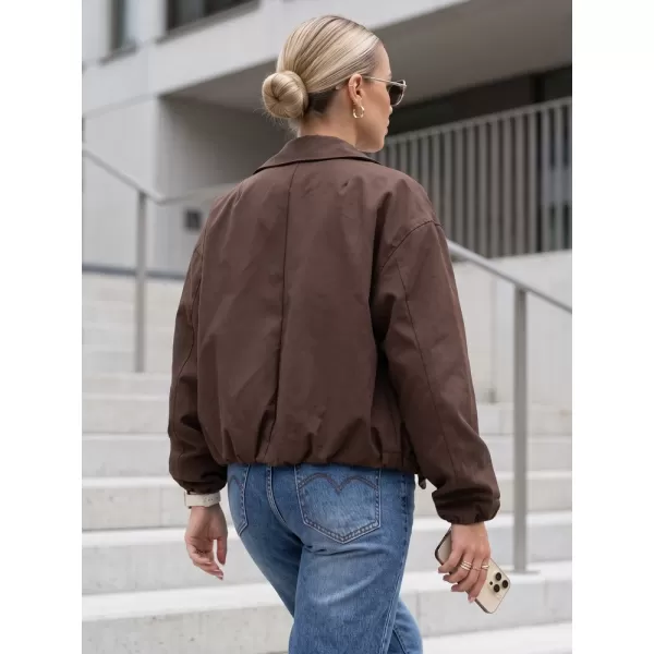  Női kabát DSTREET TY5957 BARNA 
