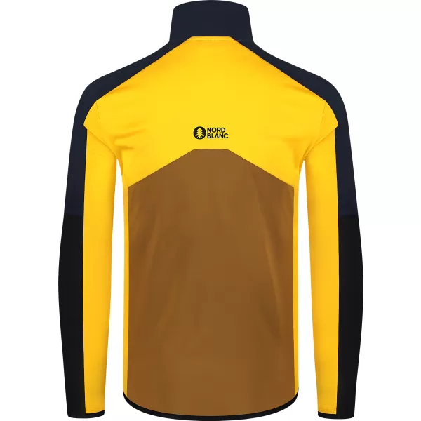  Férfi powerfleece pulóver NORDBLANC CUSP NBSFM8334 BOROSTYÁN 