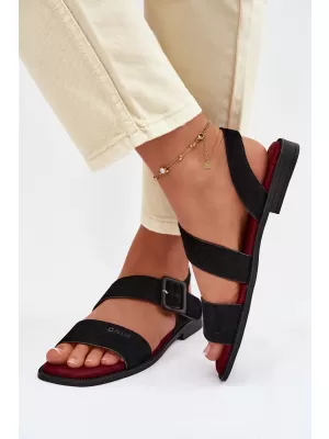 Női szandál BIG STAR SHOES TT274490 FEKETE