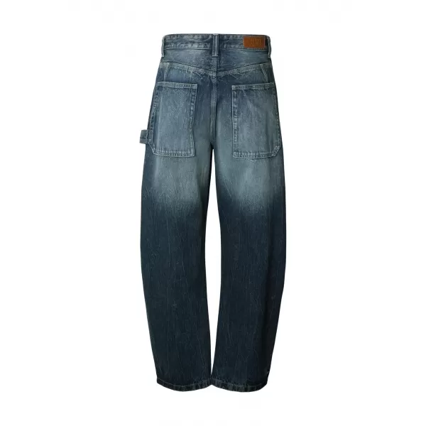  Férfi nadrág URBAN CLASSICS TB8057 SÖTÉTKÉK MÁRVÁNY MOSOTT 