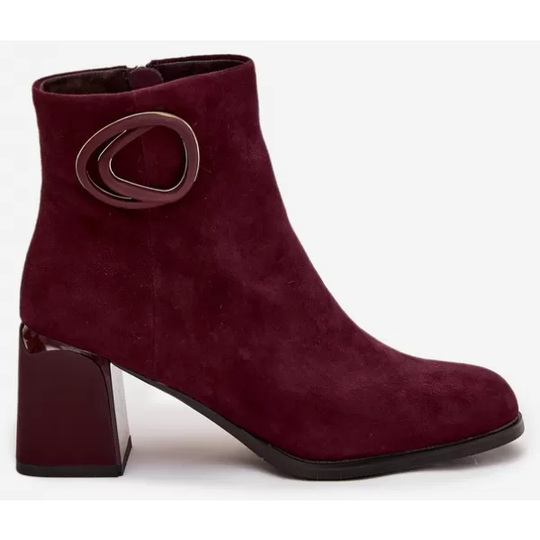  Női bokacsizma ARTIKER 57C0016 BORDO 