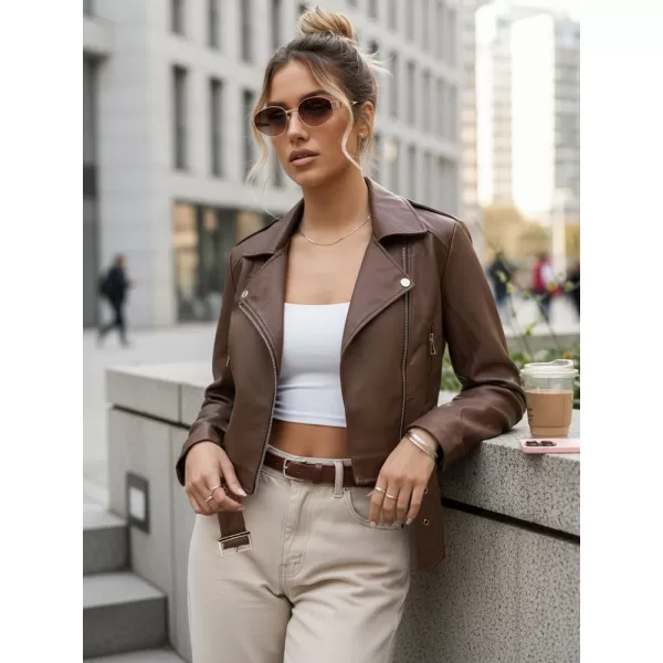  Női kabát DSTREET TY5672 BARNA 