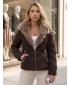 Női kabát DSTREET TY6084 BARNA