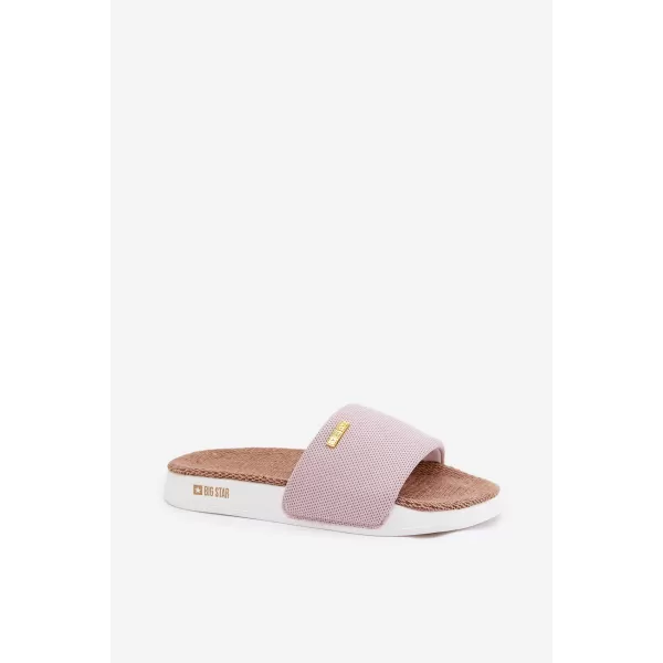  Női papucs BIG STAR SHOES RR274A105 RÓZSASZÍN 