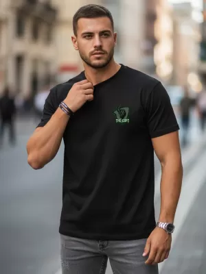 Férfi póló DSTREET NX0153R-BK FEKETE