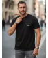 Férfi póló DSTREET NX0153R-BK FEKETE