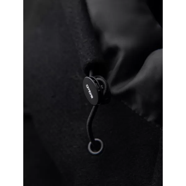  Férfi parka OMBRE OM-COWC-0161 FEKETE 
