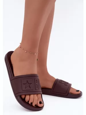 Női papucs BIG STAR SHOES UU274072 BARNA