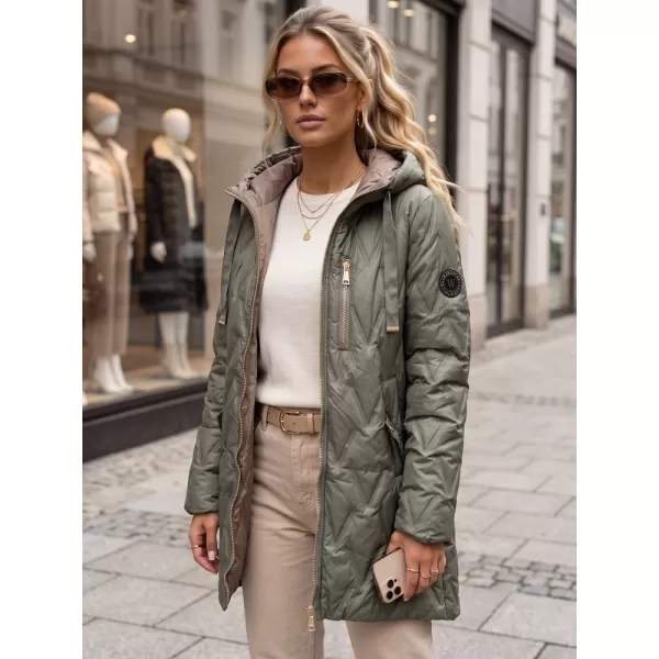  Női kabát DSTREET TY5770 ZÖLD 