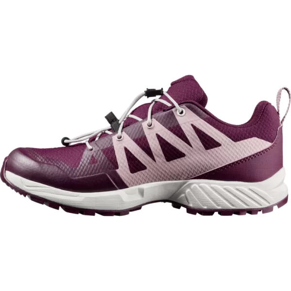  Gyerekcipők SALOMON OUTSCAPE WATERPROOF L49212600 TÉLI VIRÁGZÁS/HAJNAL RÓZSASZÍN/FEHÉR 