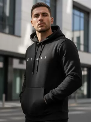 Férfi pulóver DSTREET NX0001B-BK FEKETE