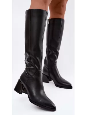 Női csizma D&A JC62-1069 FEKETE
