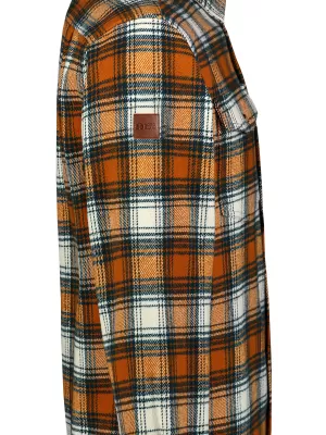 Férfi flanel ing NORDBLANC MOOR NBSSM8368 BARNA