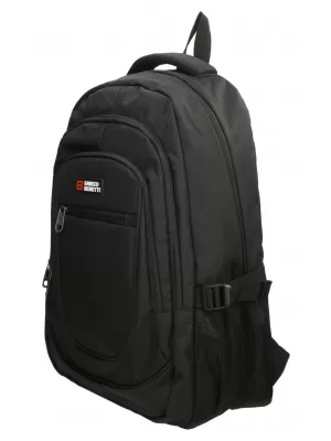Hátizsák ENRICO BENETTI Hamburg Notebook Backpack 35,5 l Black FEKETE