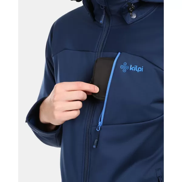  Férfi softshell kabát KILPI ONTAVIO-M 1M0112KI SÖTÉTKÉK 