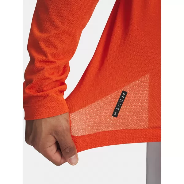  Férfi póló UNDER ARMOUR VANISH ELITE SEAMLESS 1/4 ZP 1382798-844 NARANCS 