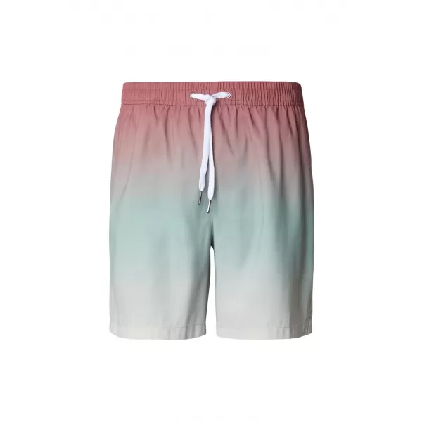  Férfi úszónadrág URBAN CLASSICS TB8452-22413 ZÖLD SZÍNÁTMENET 