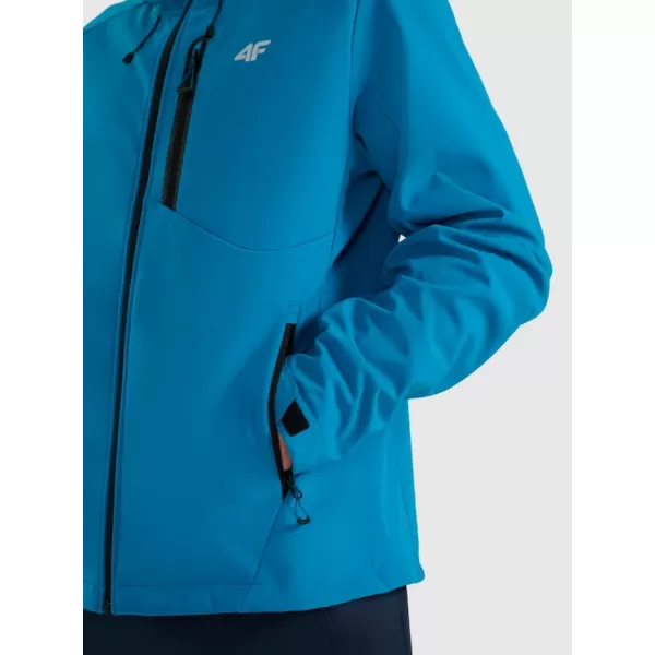  Férfi softshell kabát 4F RAW25TSOFM506 KÉK 