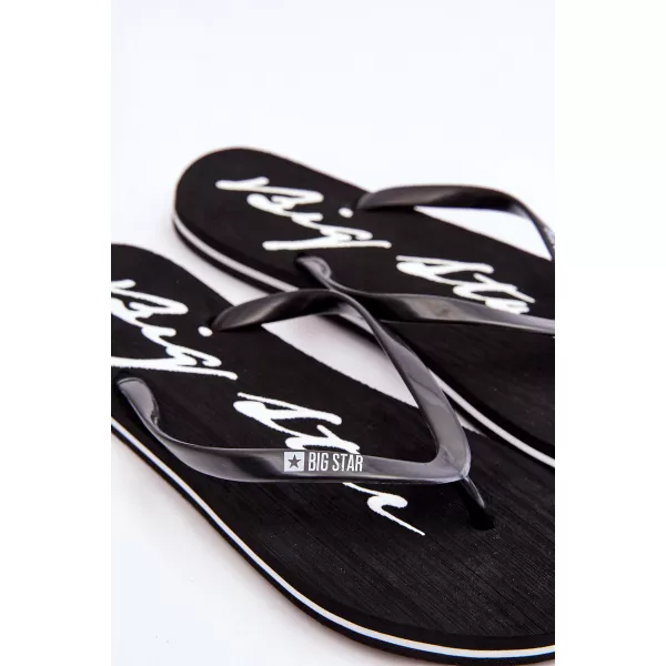  Női papucs BIG STAR SHOES LL274761 FEKETE 