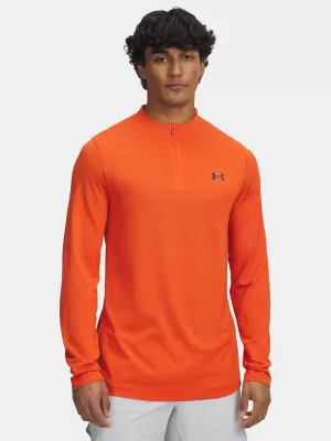 Férfi póló UNDER ARMOUR VANISH ELITE SEAMLESS 1/4 ZP 1382798-844 NARANCS